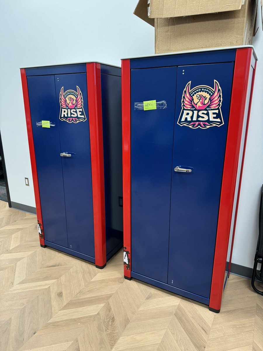 Congrats <a href="/GR_Rise/">Grand Rapids Rise</a> on their new athletic training room!!  More pics to follow when the room is complete. Well done!!!