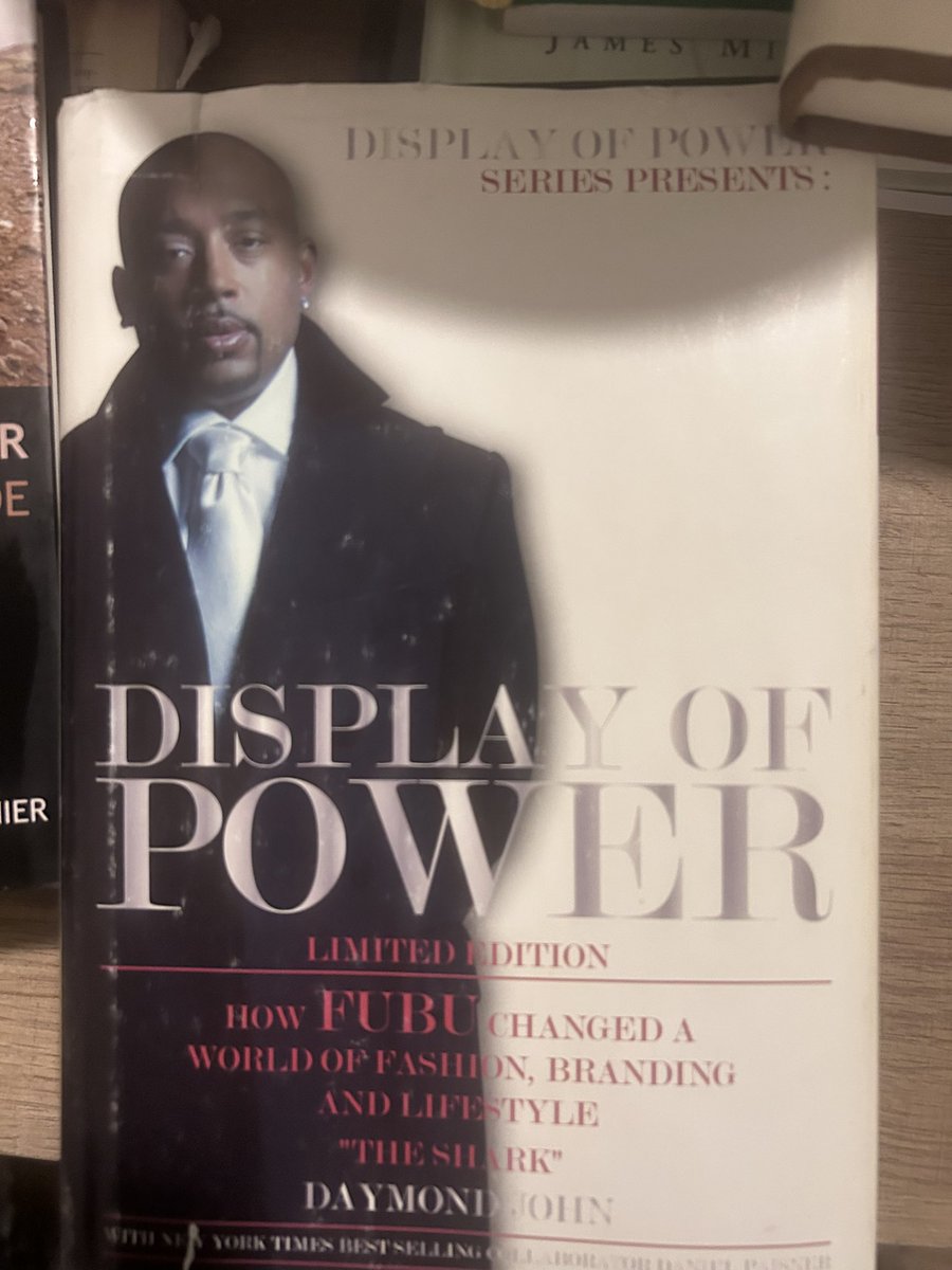 Had to cop
#daymondjohn 
#fubu
#blackdesigners
#entrepreneurship
#BlackBooks