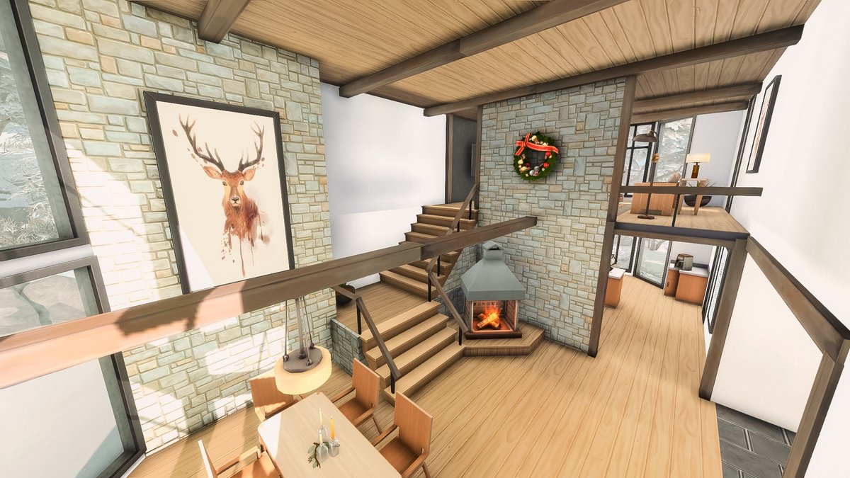 MalinDesigns's tweet photo. ❄😍Hello everyone you can download my Winter build on the Gallery now. 
Lot name: Mountain Heights House 
Gallery ID: MalinDesigns 
NO CC 
Gallery Link ----> https://t.co/QrxCdQjxpR

 #ShowUsYourBuilds @SimsCreatorsCom
#TheSims4 @TheSims #TheSims
@TheSimCommunity https://t.co/ky6GfNX4Kz
