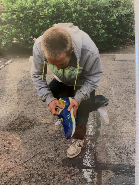 David was walking down the street in a torn pair of shoes. They were split in two. We offered him a pair. He accepted and loved them. We saw him 2 weeks later, and he was still wearing them. His needs were met. Thank you!