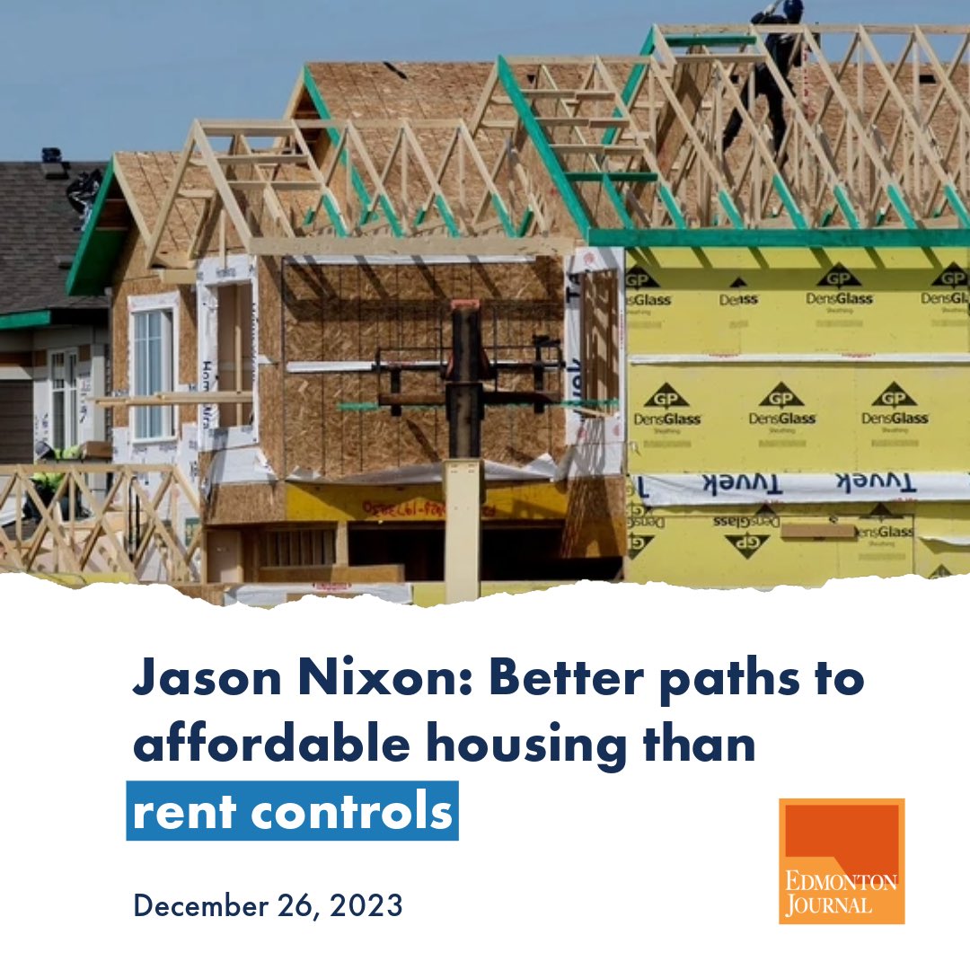 ABDanielleSmith's tweet photo. โIn this critical moment, Alberta cannot afford to pursue failed policies that make the housing challenge worse. Knee-jerk policies like rent control would have a devastating impact on housing construction and our entire economy. These policies would stall construction and increase the gap between housing supply and demand, and ultimately slow the economy down.โ
- @JasonNixonAB, Minister of Seniors, Community and Social Services
Read article: https://t.co/kXqeVZKuV5