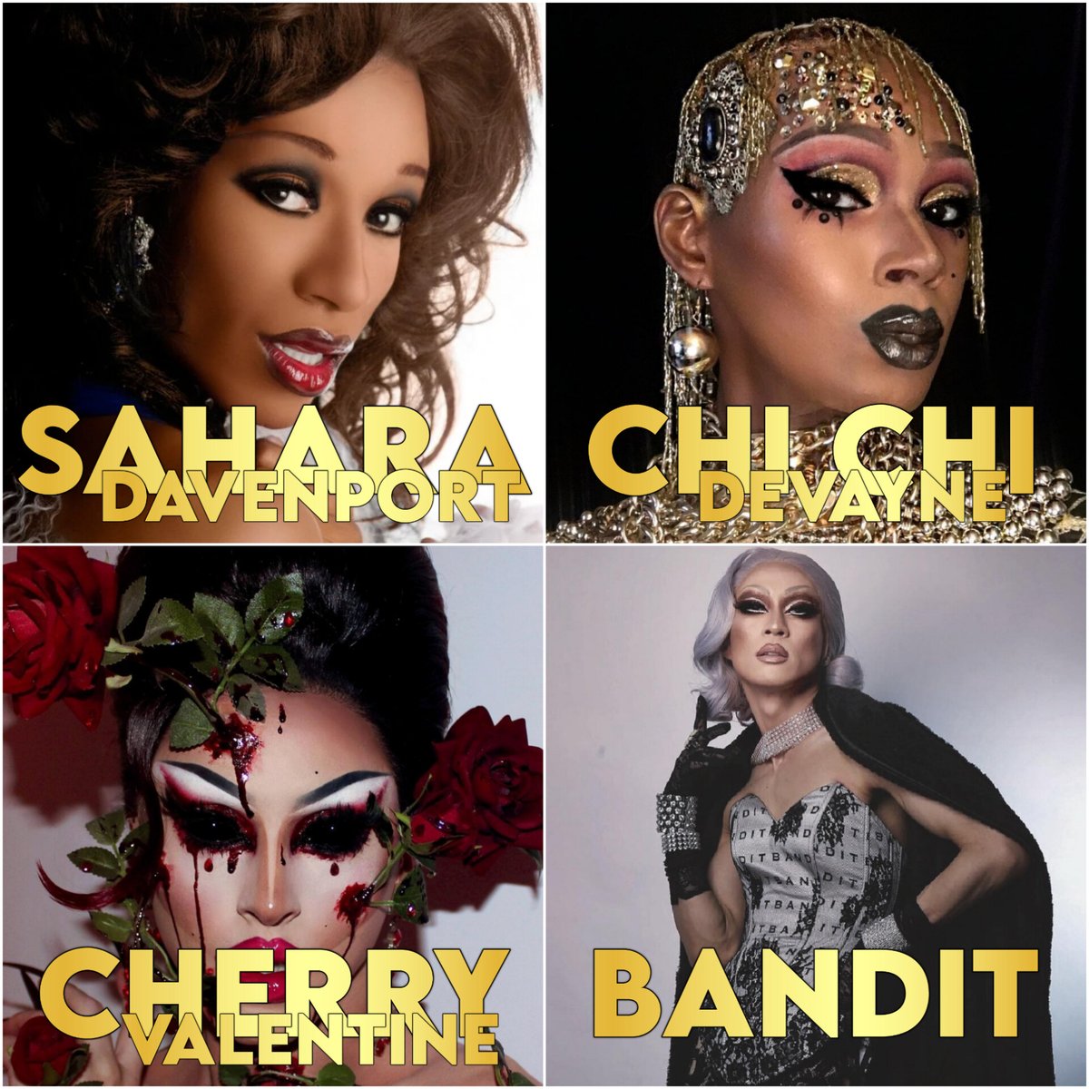 Don't worry, its gonna be my last post about this for now
But give it up for our 4 talented divas, gone way too soon 💔⭐🕊️

#dragrace #rpdr #rupaulsdragrace #dragraceuk #DragRaceThailand