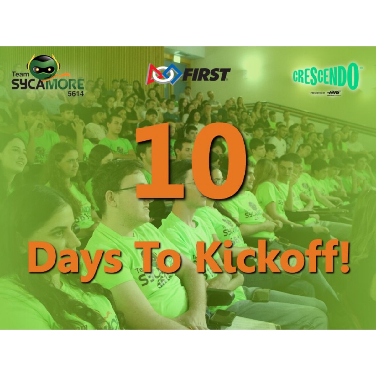 TeamSycamore's tweet photo. In 25 days, the annual KickOff event will take place, in which the challenge for the 2023-2024 season will be published. π₯³π
We are happy and excited for the upcoming season! βΊοΈ
We wish lots of good luck to all the teams! π§‘
#OMGrobot
@FRCTeams @FIRSTweets @nycfirst https://t.co/3CyUYwDAU9