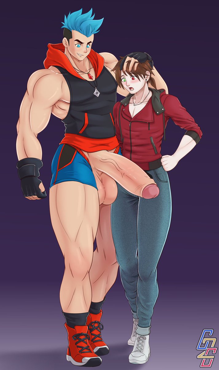 ApolloTrash_'s tweet photo. Apollo and Kai get to meet up, though Apollo decided to show off his goods.

Art by @Ciks_26
Alt design of Apollo from @kingdomvelvet https://t.co/2xqe5qoehw