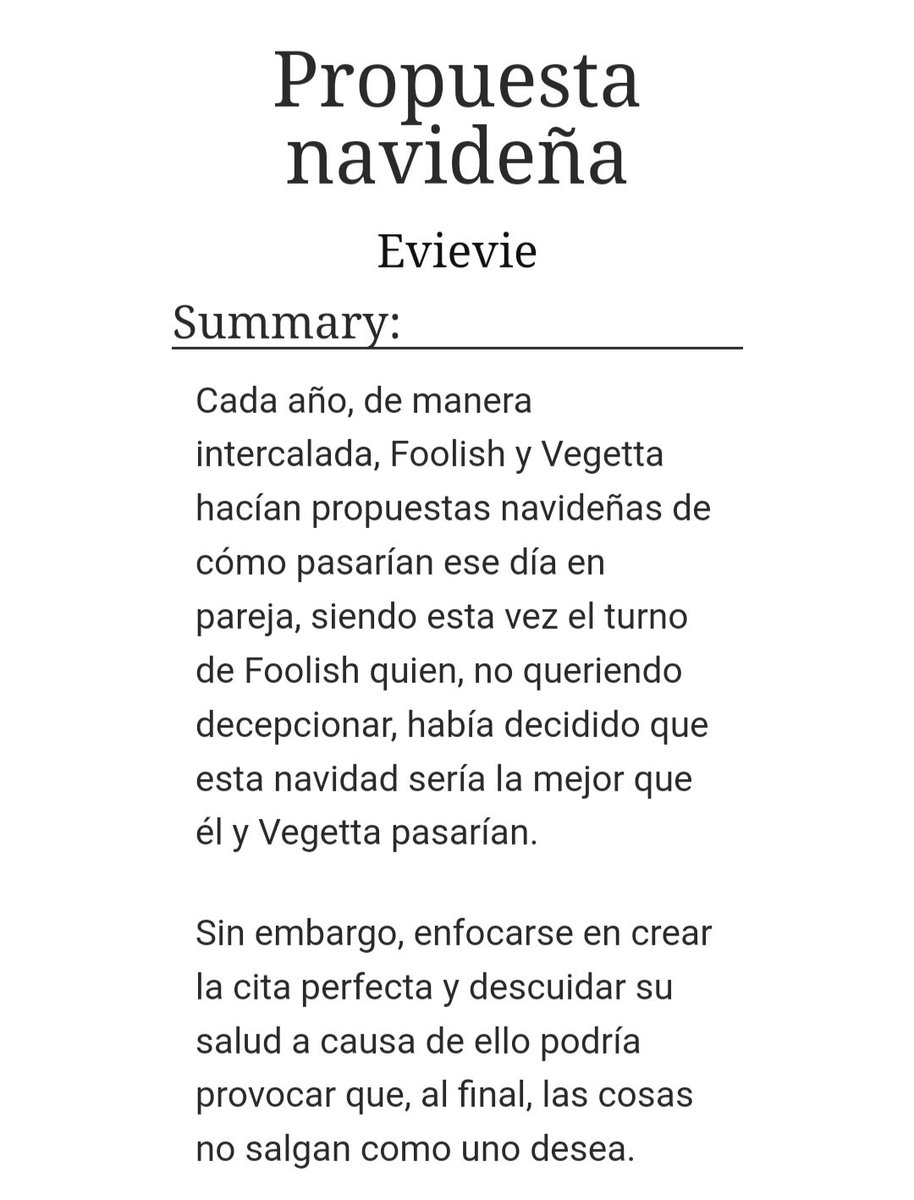 Evie_vie16's tweet photo. #12DaysOfFooligetta
Día 8: Propuesta navideña
Link ao3: https://t.co/tX0KEQbpOd https://t.co/quFAmI9oqf