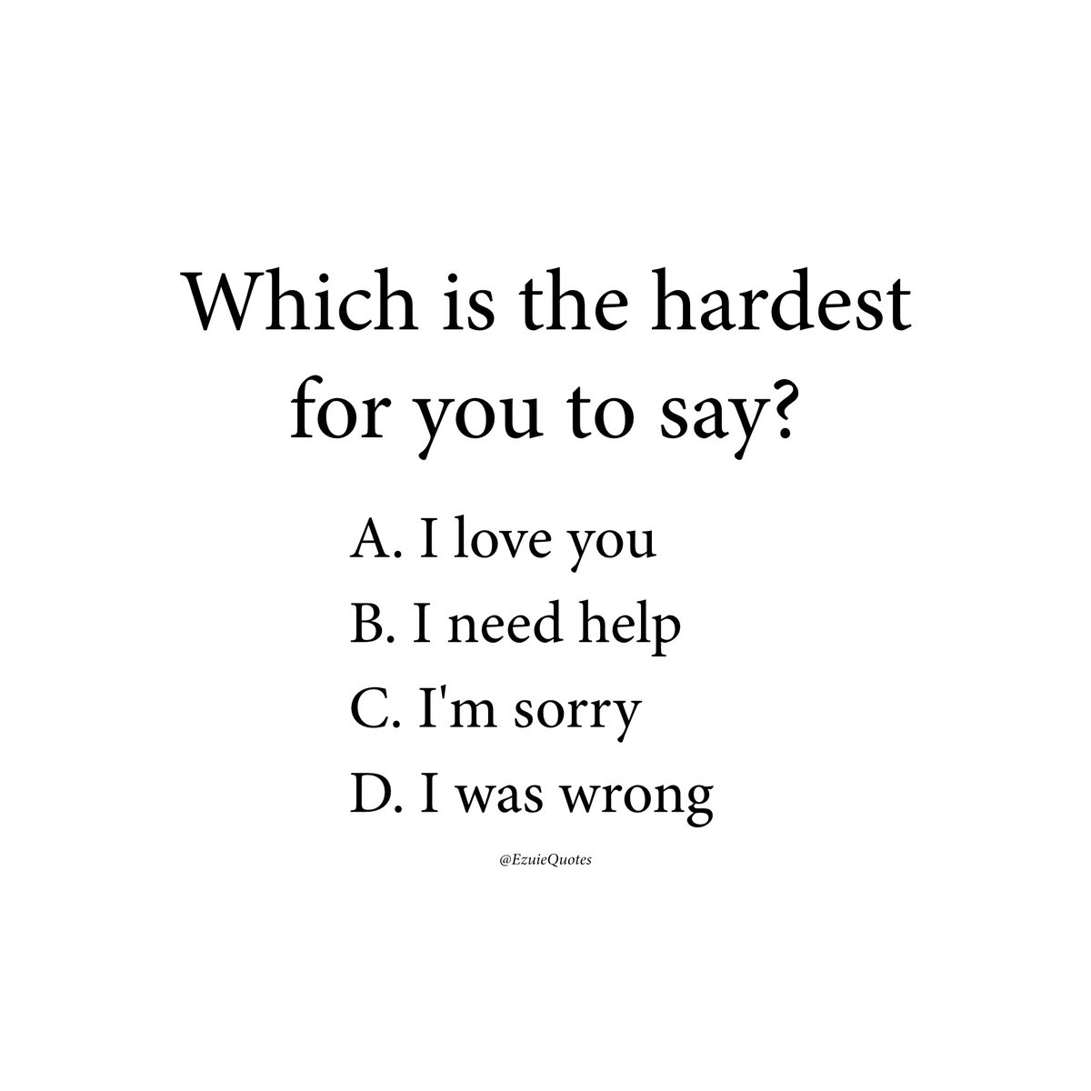 EzuieQuotes's tweet photo. Which one https://t.co/XLSTM9qPs7