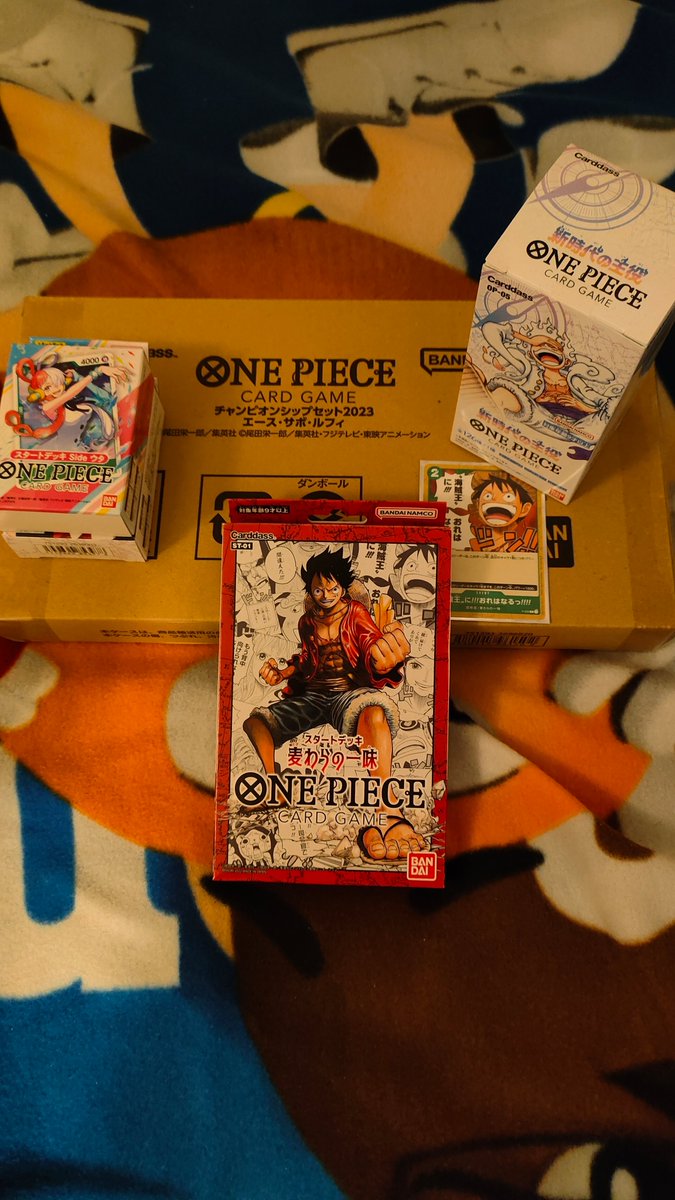 _Vleakk's tweet photo. Gros pack opening de carte One Piece achetées au Japon ! Faudra être là, début à 21h 
https://t.co/zX1IcqJobS
#one https://t.co/Nac3lJD1YY
