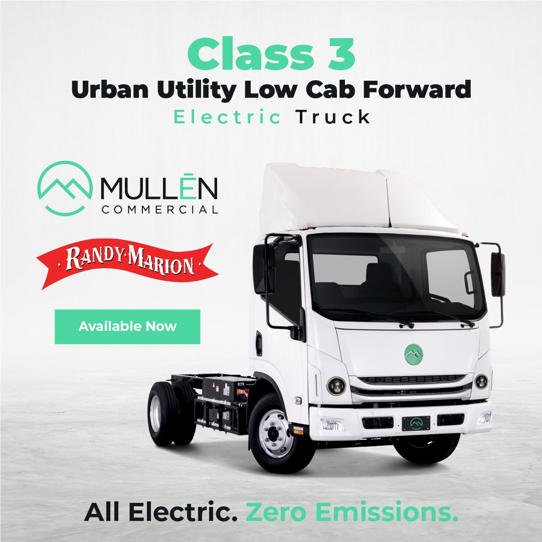 The #MullenTHREE is a #Class3 low cab forward #EV purpose-built to meet the demands of urban last-mile delivery and can be easily upfit to meet a variety of vocational needs from last-mile delivery, construction, landscaping, catering, and more.

-> 125-mile estimated range |
