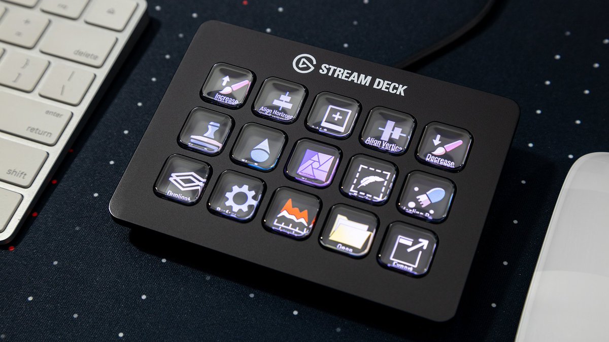 Editing in Affinity Photo? 📷 Customize your own Stream Deck profile using these icons by @sideshowfxtwit. 👉 marketplace.elgato.com/product/affini…