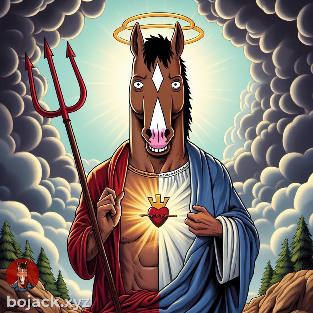 ETHBojack's tweet photo. Every day feels like a new episode of 'Angel vs. Devil: The BoJack Edition.' Who knew life had such a catchy soundtrack? 🎶

https://t.co/56DP56tW4r https://t.co/2a4iDF6Xgt