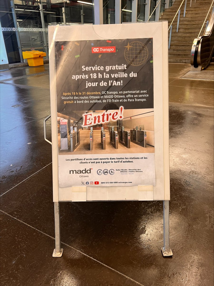 OC Transpo tweet media