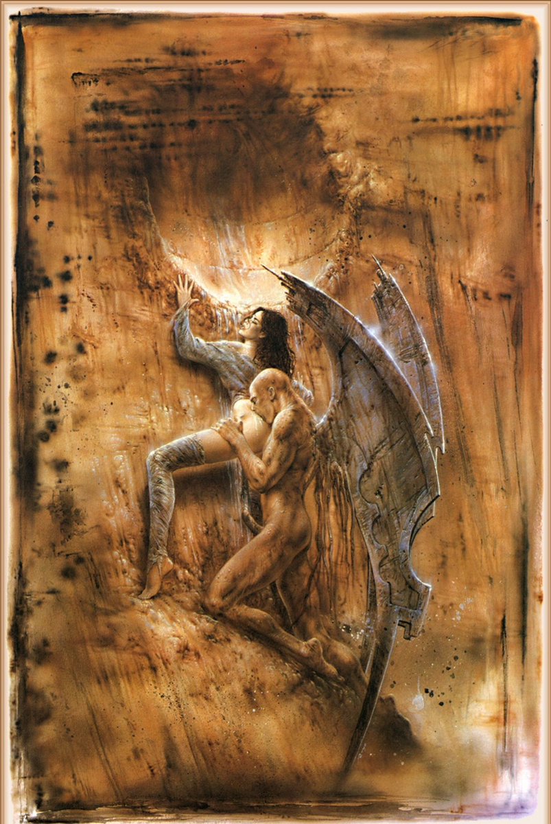 Honestly I have to say this luis Royo painting because it was so foundational in inspiring the direction I’d pursue in art