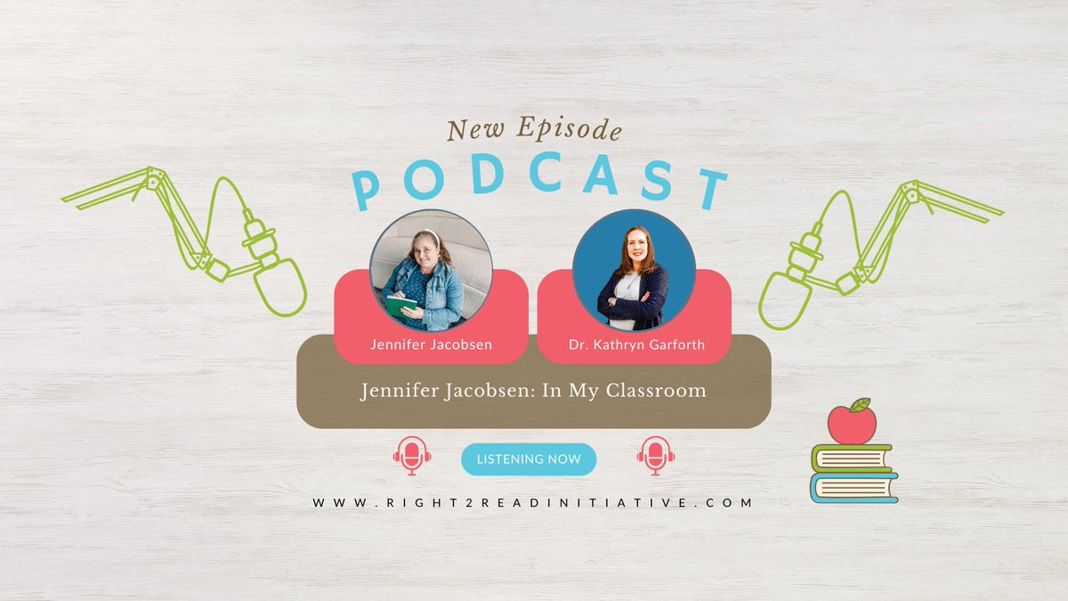 In this episode Dr. Kathryn Garforth and Jennifer Jacobsen discuss the strategies and resources that Jennifer uses in her classroom.

Listen here: bit.ly/3v8jsmo

#right2readinitiative #Right2Read