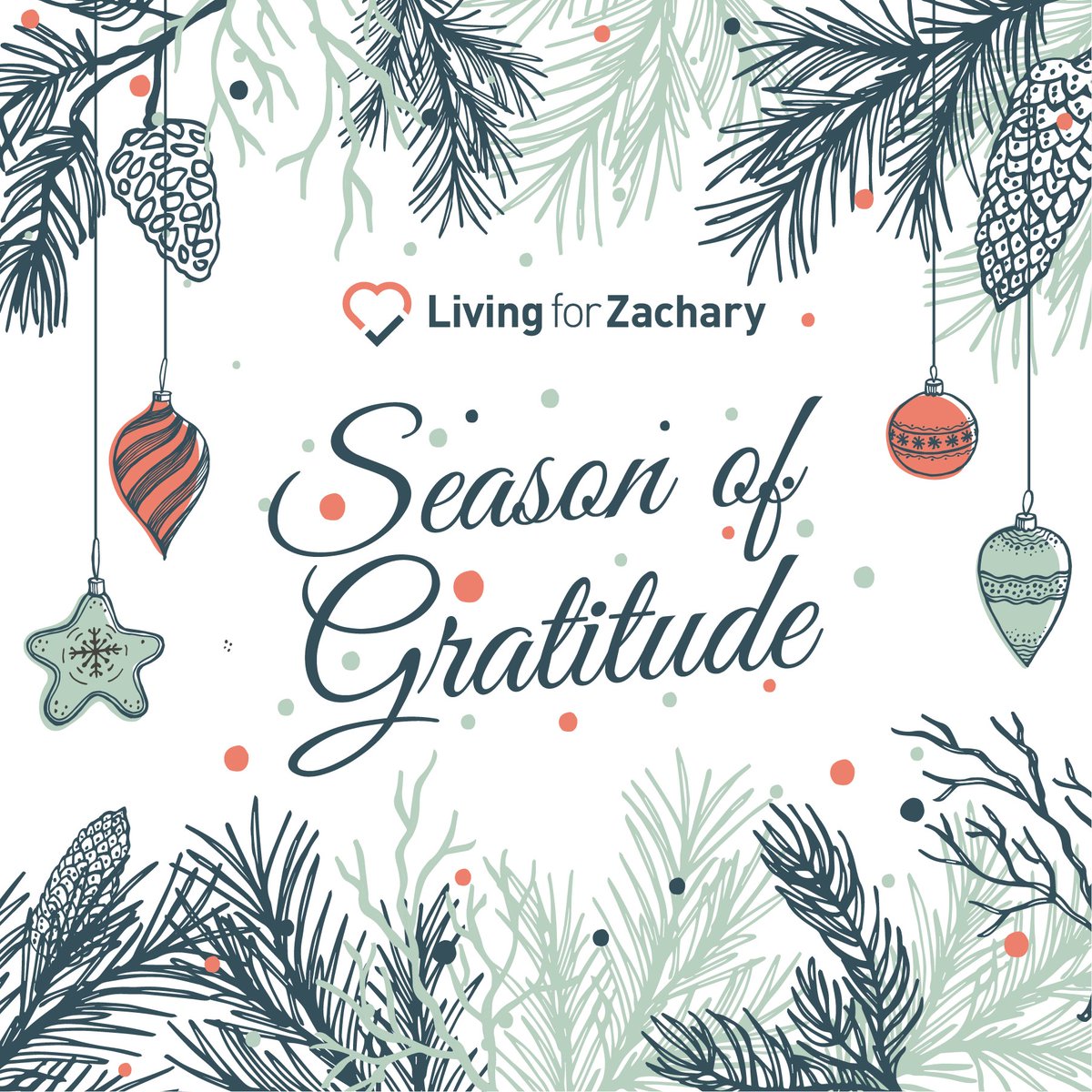 The Season of Gratitude may be coming to a close, but having a heart of gratitude will follow us into the new year. As we wrap up 2023, consider making a lasting impact by giving a gift to support young heart health and safety. livingforzachary.org/donate-2