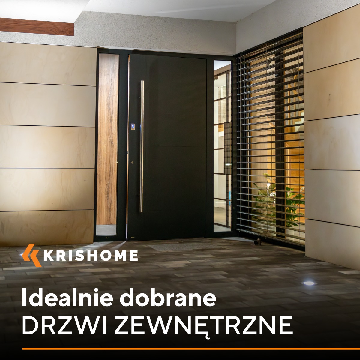 Idencom1's tweet photo. Drzwi Krishome z Czytnikiem linii papilarnych Idencom https://t.co/VXROWn5mJm