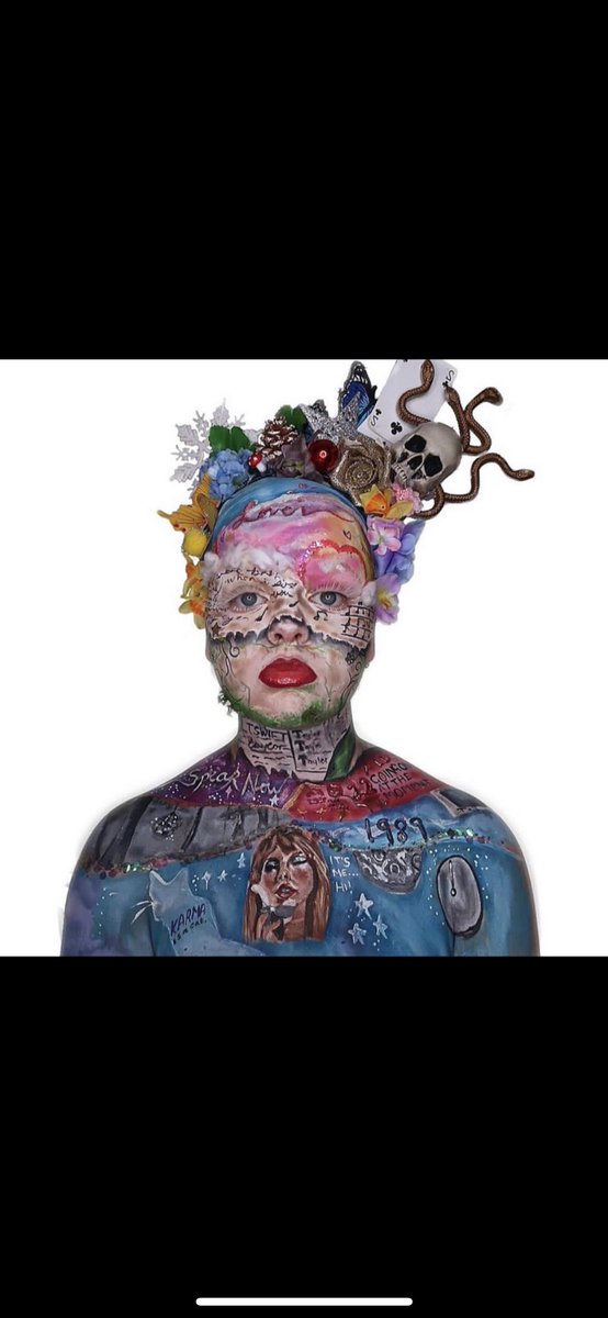 zoeeglenmakeup's tweet photo. @taylornation13 hoping you see my eras tour bodypaint i did this year it took me 9 hours to create and i am so excited to see taylor next year after waiting for so many years now 😭🩷 https://t.co/KvsuSIILZ5