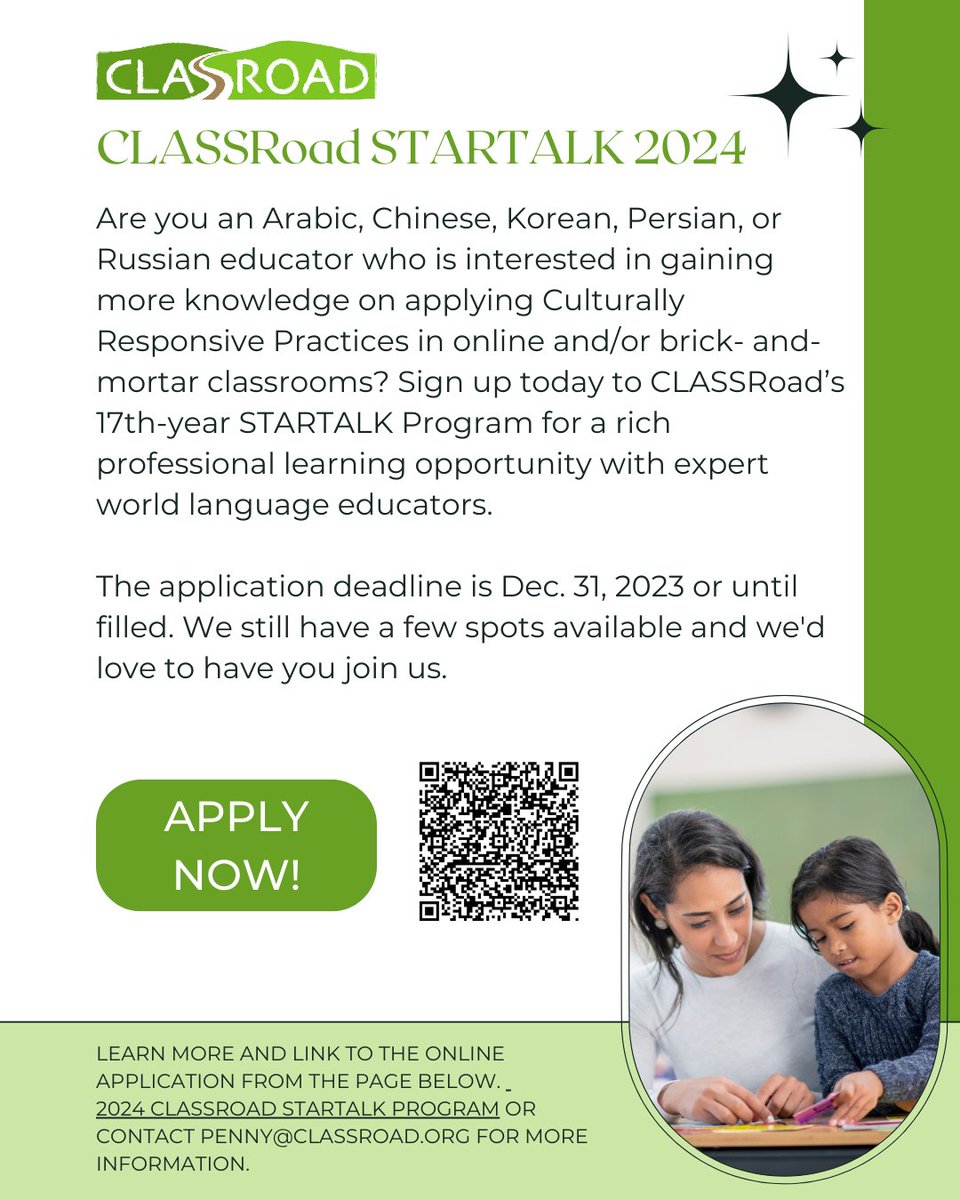 classroad.org/classroad-star… #ArabicLanguageTeachers #ChineseLanguageTeachers #PersianLanguageTeachers #KoreanLanguageTeachers #RussianLanguageTeachers