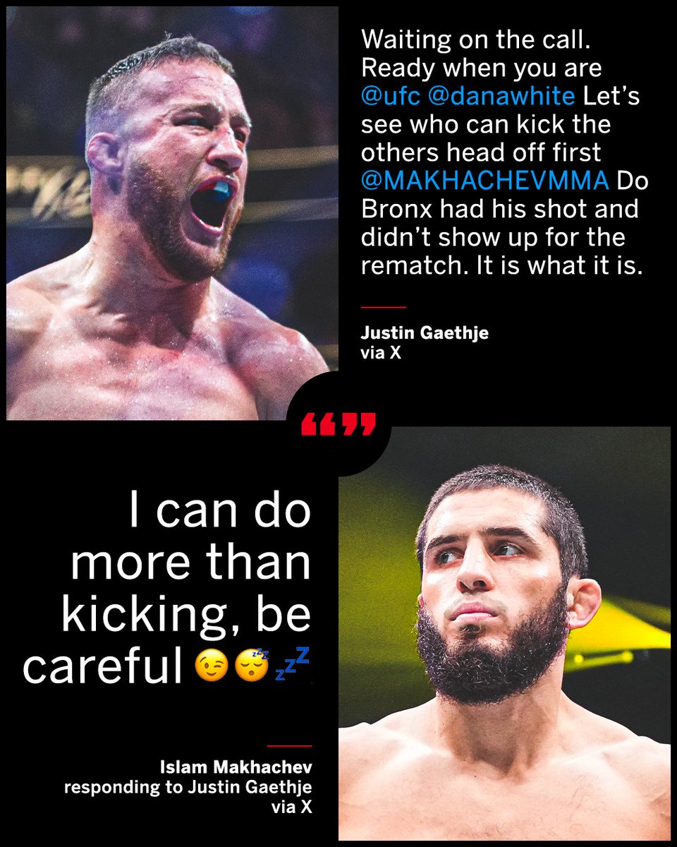 The lightweight champ has a warning for Justin Gaethje 👀