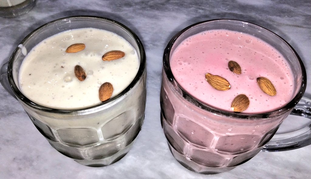 Which one guys.?
Banana Shake  or  Cocktail Shake
#DesiFoodies 
#Taste_of_Peshawar