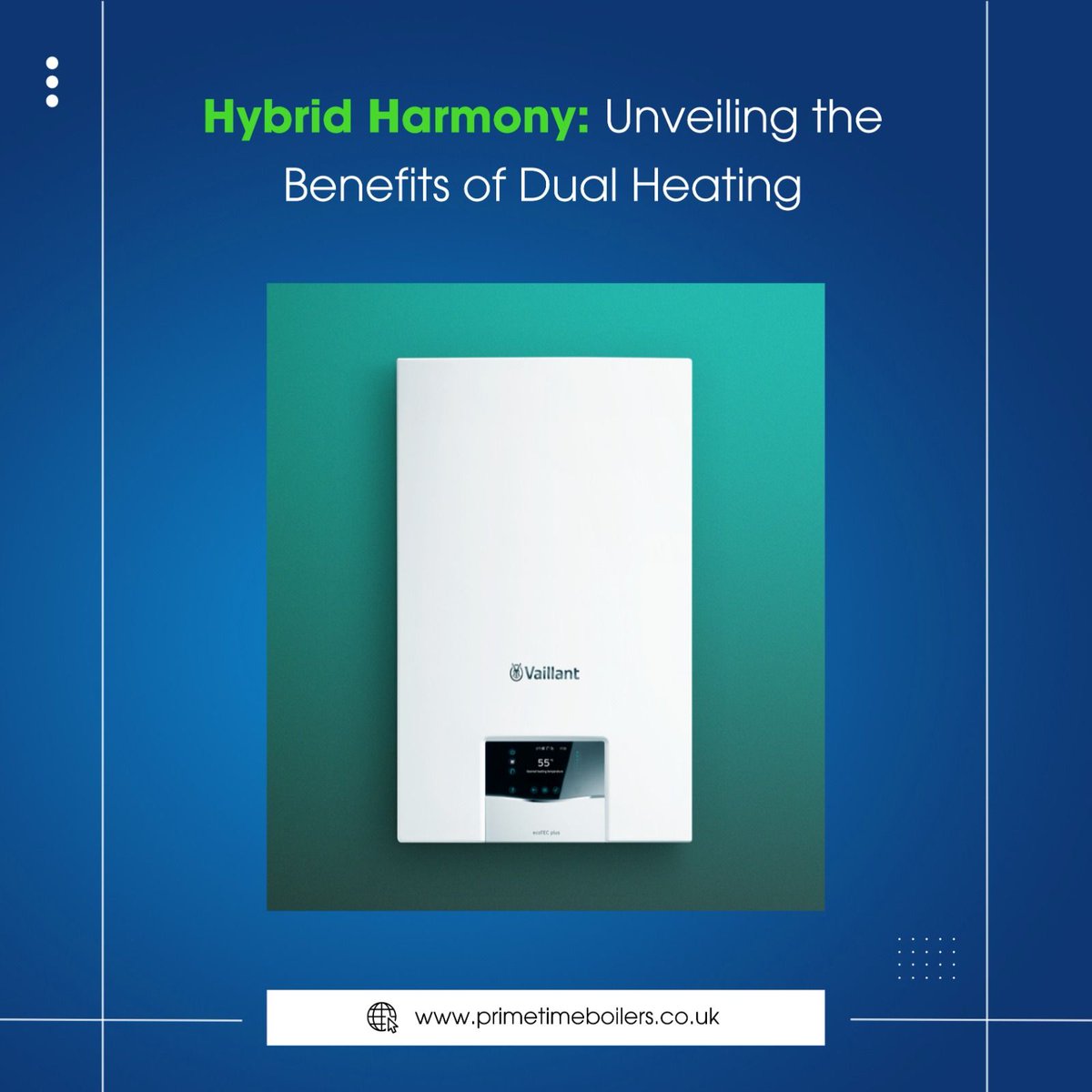 PrimeTimeBoiler's tweet image. Experience the best of both worlds! Learn how hybrid heating systems combine the reliability of boilers with the sustainability of renewable energy, providing unmatched comfort and eco-friendliness.
.
#HybridHeating #RenewableComfort #EfficientHome&quot;