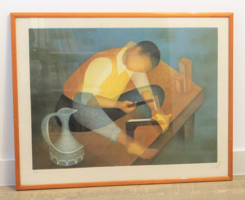 marieartcollec1's tweet photo. Louis Toffoli, lithographie originale signée, l’étameur, 1986, œuvre répertoriée au catalogue raisonné no 245 #Toffoli #design #decorer #style #Art #ambiance #atmosphere #interieurs #lithographies #aquarelles #peintures
https://t.co/Zdvi2w4Lt5 https://t.co/d9atn5oea4
