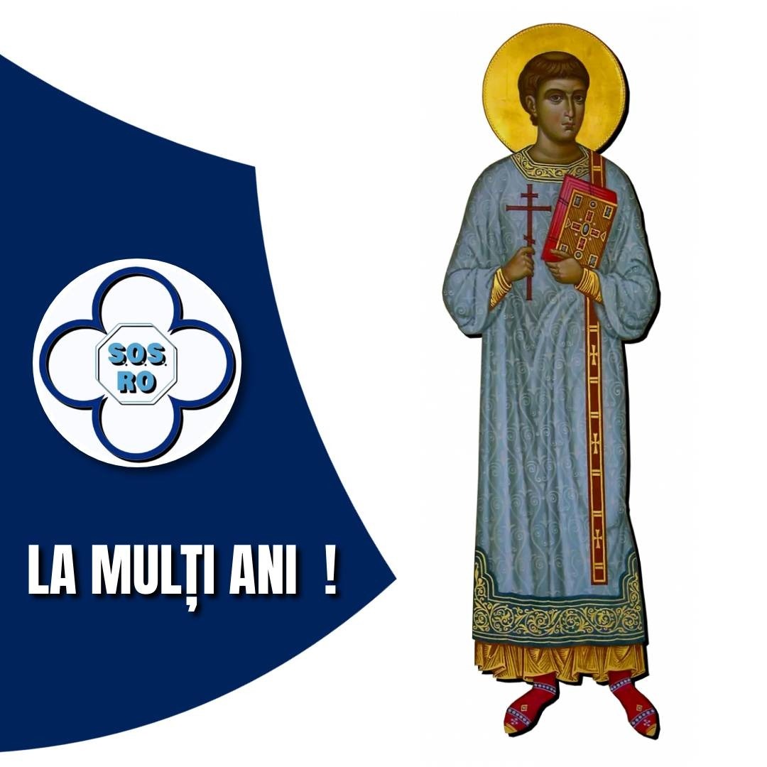 Romania_SOS's tweet photo. Cu ocazia Sfântului Ștefan, Partidul S.O.S. România transmite cele mai calde urări de bine și armonie.
#sfantulstefan #stefan #dembrie #sos #romanian #roman #crestin https://t.co/6J5KAN14wK