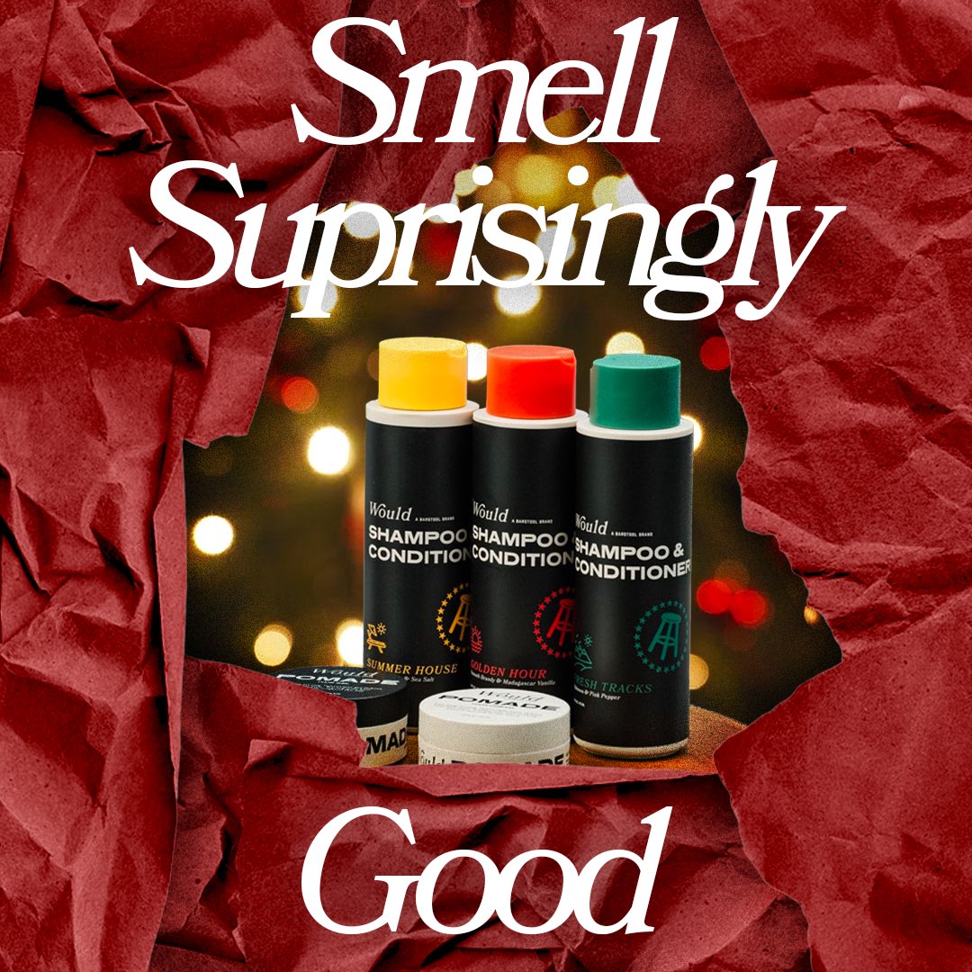 wouldgrooming's tweet photo. Don’t make us say ‘bah-humbug’ when we smell you on New Year’s! 🔔🎉 

Jingle all the way to @Walmart and look for us in the natural products aisle before the clock strikes midnight. https://t.co/qvQP3pcthY