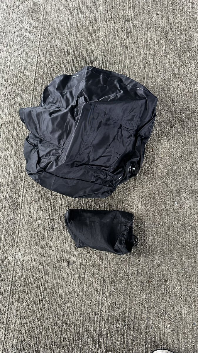 cfbcampustour's tweet image. Finally went to use what I thought was a rain poncho &amp;amp; it was actually an inflatable pillow 😂 Been carrying it around all season! #TravelFail