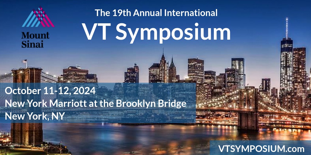VT Symposium (@vtsymposium) on Twitter photo #epeeps Save the Dates of October 11-12, 2024 for the @vtsymposium @ the New York Marriott at the Brooklyn Bridge. Don’t miss attending the premier conference for state-of-the-art information on the pathophysiology & treatment of ventricular arrhythmias VTsymposium.com #epeeps Save the Dates of October 11-12, 2024 for the @vtsymposium @ the New York Marriott at the Brooklyn Bridge. Don’t miss attending the premier conference for state-of-the-art information on the pathophysiology & treatment of ventricular arrhythmias VTsymposium.com