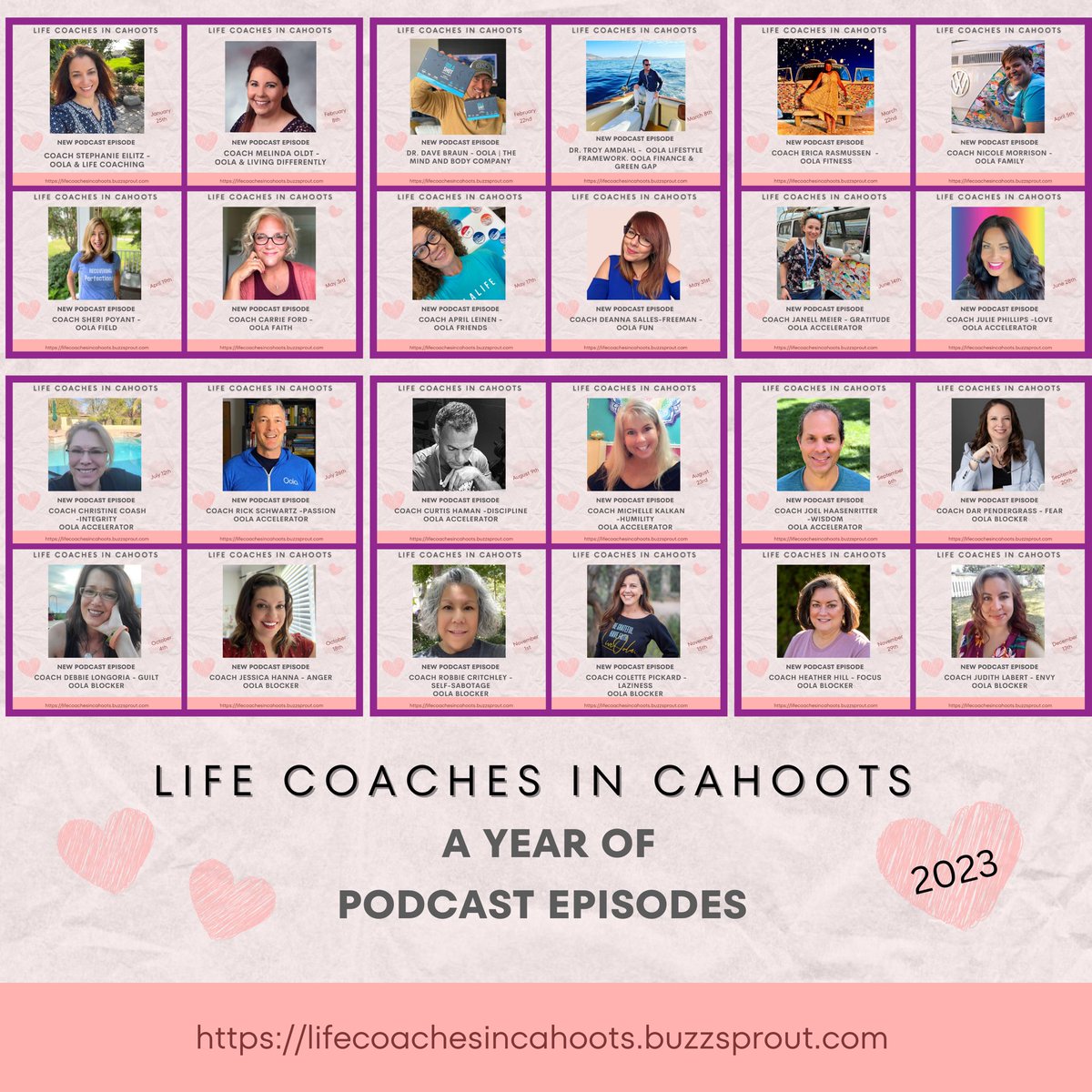 Oola_Steph's tweet photo. Life Coaches in Cahoots Podcast: Year in Review! 🎙️ 

Tune in to catch up with some of our coaches! 🩵💙

https://t.co/EBXzYZGMg6

#Oola #OolaPalooza #LifeCoachesInCahoots #Podcast #YearInReview https://t.co/A18DdmtBab