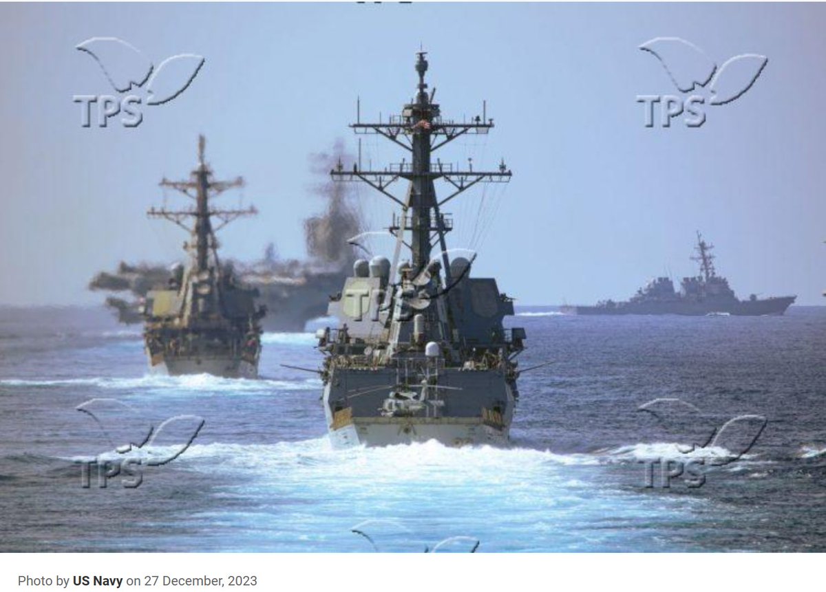 TPS_News_co_il's tweet photo. US Downs 17 Houthi Attack Drones, Missiles in Red Sea The #UnitedStates military said on Tuesday night that its forces had intercepted 12 #AttackDrones & five #missiles in the southern #RedSea launched by #Houthi #terrorists in #Yemen. https://t.co/mdmVtaaqKa