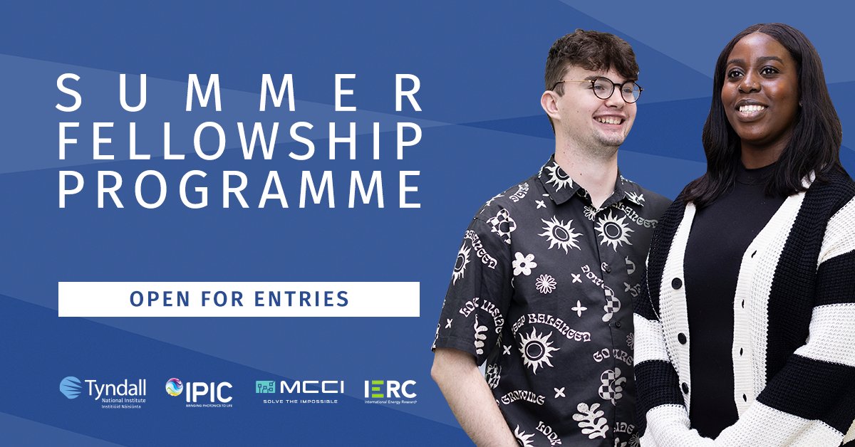 Entries are still open for our paid 2024 Summer Fellowship Programme!
In addition to #research, students also have the opportunity to learn about research commercialisation, communication &amp; more. 
👉 Don’t miss out - bit.ly/3N4ZJu7.

<a href="/IPICIreland/">IPIC</a> <a href="/MCCI_ie/">MCCI</a> <a href="/IERC_Info/">IERC</a>.