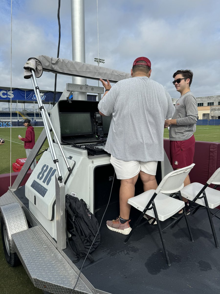 FSUCoachesVideo's tweet photo. So thankful for our friends over at @8Ksolutions for their help this week at the Orange Bowl. Their products provide our video staff with tremendous shooting flexibility to get our @FSUFootball team ready to compete at the highest level. Go Noles! https://t.co/JiHvuttVi3
