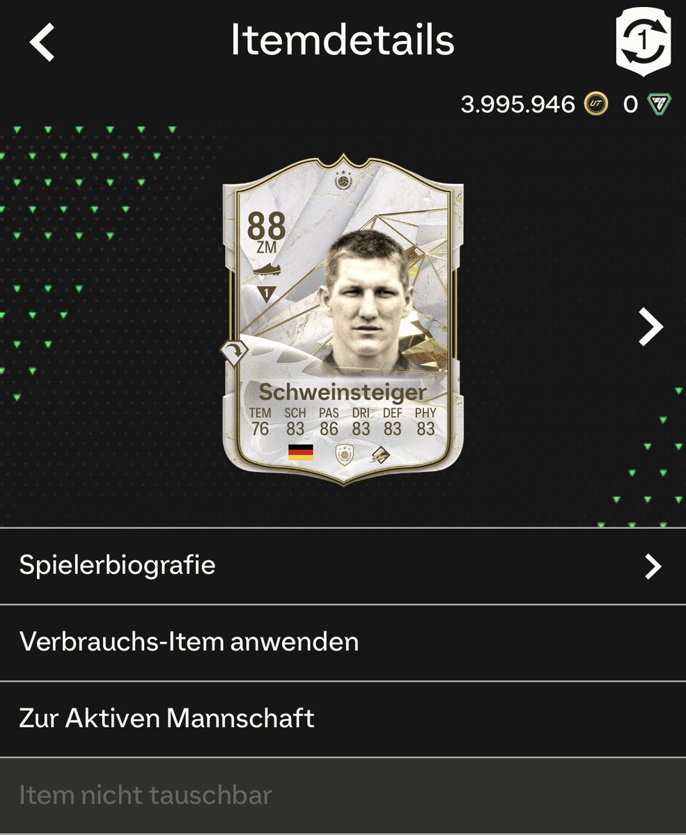 Der Fussballgott kam heute aus den 30 Coins Pack in #EAFC24