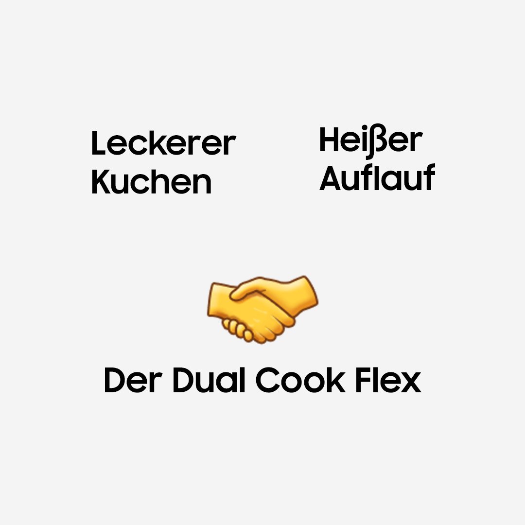 SamsungDE's tweet photo. Bei diesem Ofen isst das Auge mit. #DualCookFlex https://t.co/pXz4ajVfNM