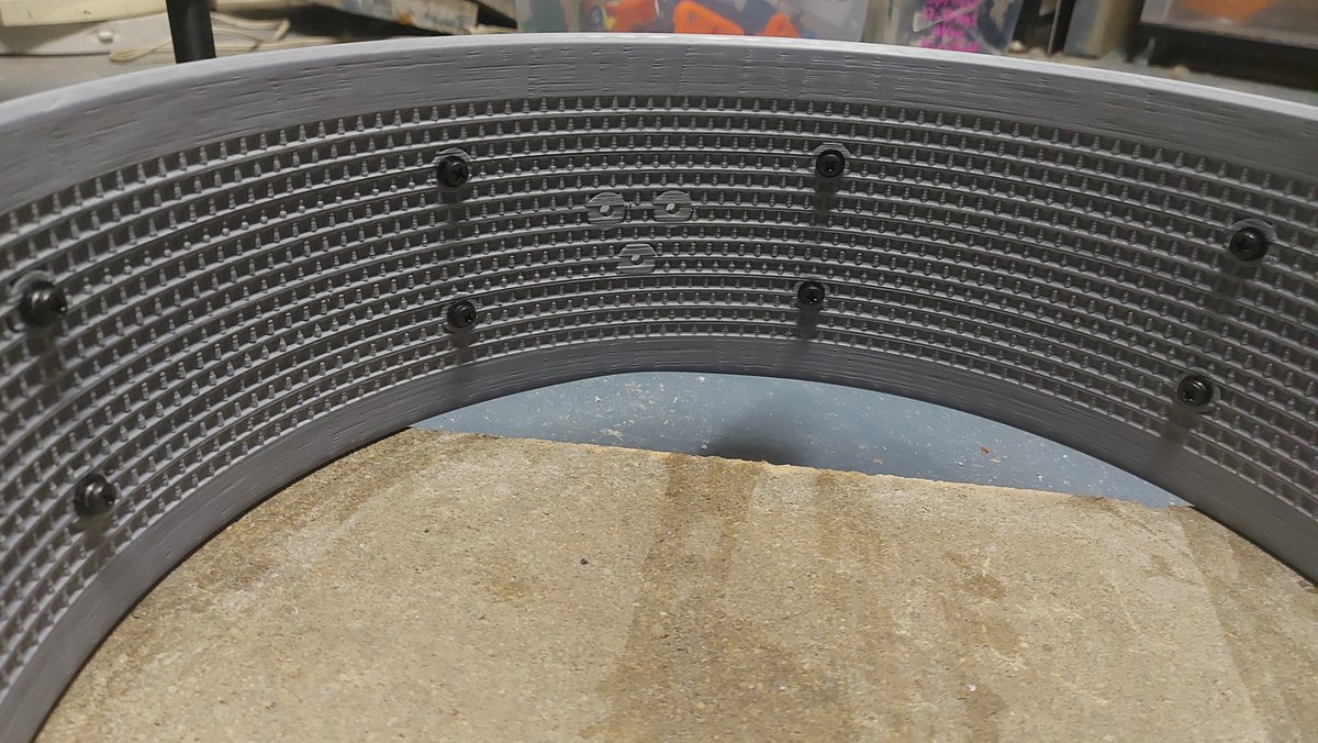 SpatialD3D's tweet photo. So in this week's mic'd testing session there were a few #Drums that stood apart from the rest IN THE ROOM. 

Recording will yield a different podium.

First place, Extra Crispy Chicken Dinner award goes to Vx-0003 "Cairo"

Very tight, very controlled, very snappy.

#3Dprinting https://t.co/UxNhnfbmEh