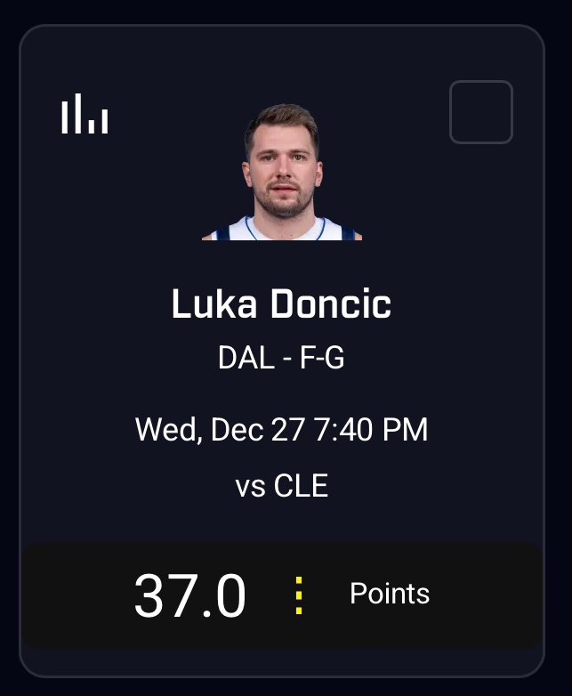 “Dad how good was Luka?”