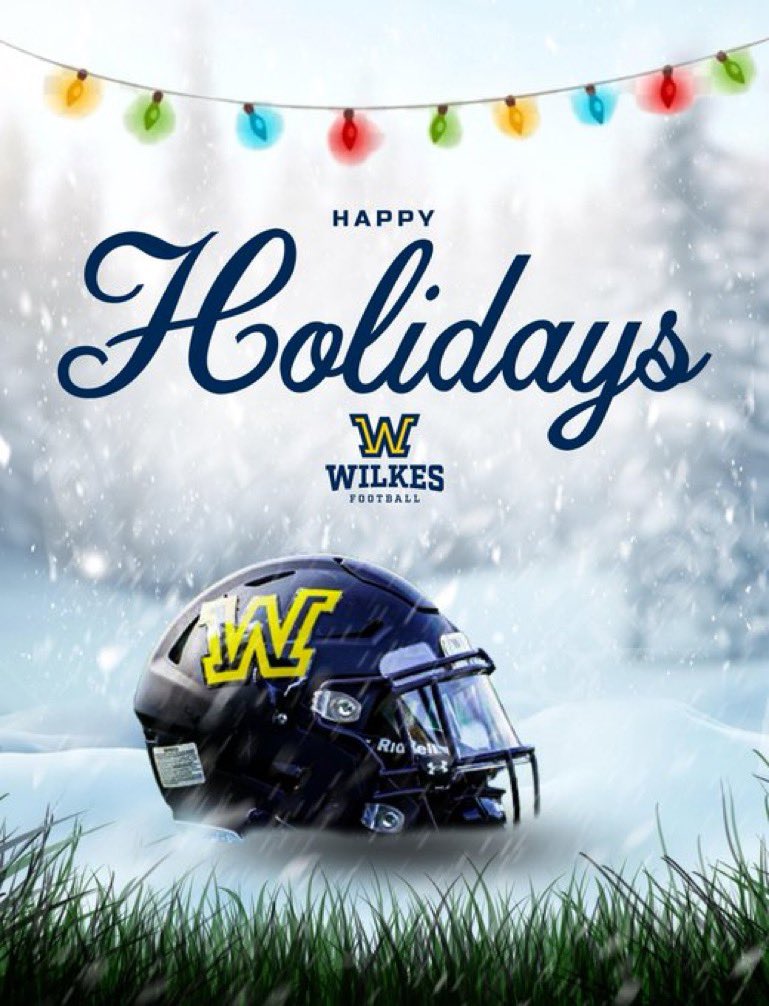 Appreciate the Holiday love from <a href="/WilkesFootball/">Wilkes Football</a> and <a href="/CoachMoore_99/">Sean Moore</a> hope everyone’s enjoying their holidays‼️