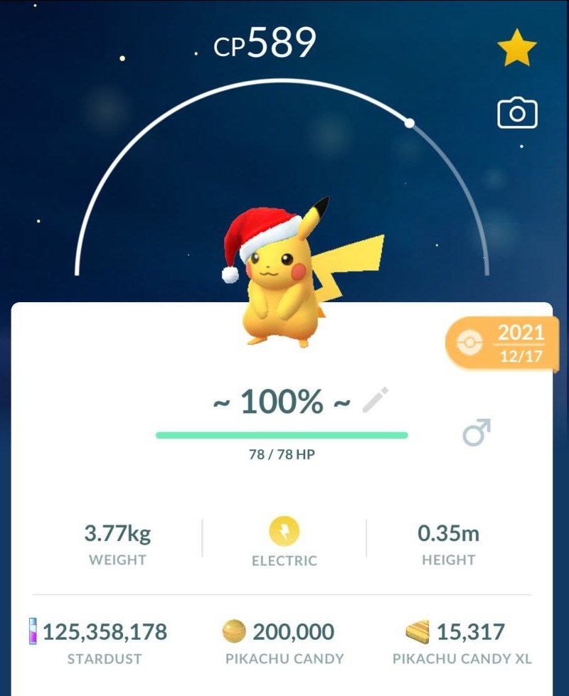 200.000 candies done, probably one of the last achievments of the year

#pikachu #PokemonGO