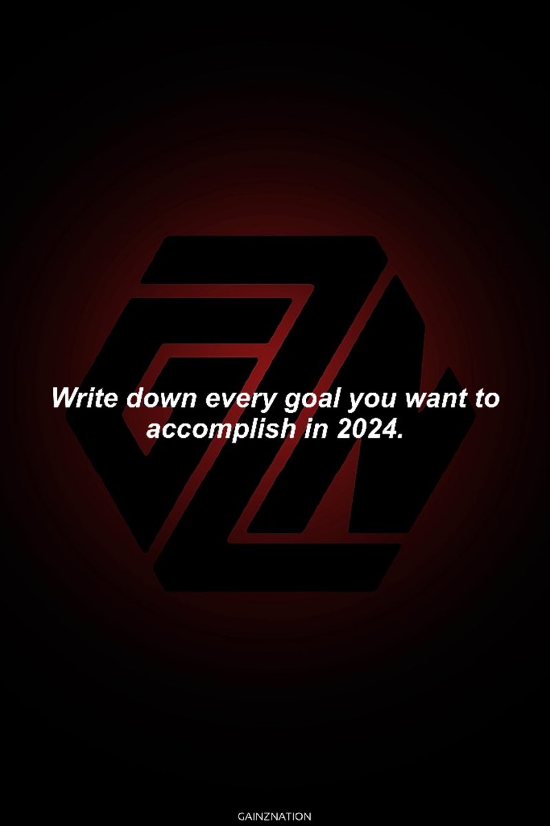 IAMGAINZNATION's tweet photo. This will help you keep clarity and focus. Crush it in 2024 👊‼️

#GZN #Gainznation #goals #2024 #inspire  #thepoweriswithinyou https://t.co/4gYDM7jK3e
