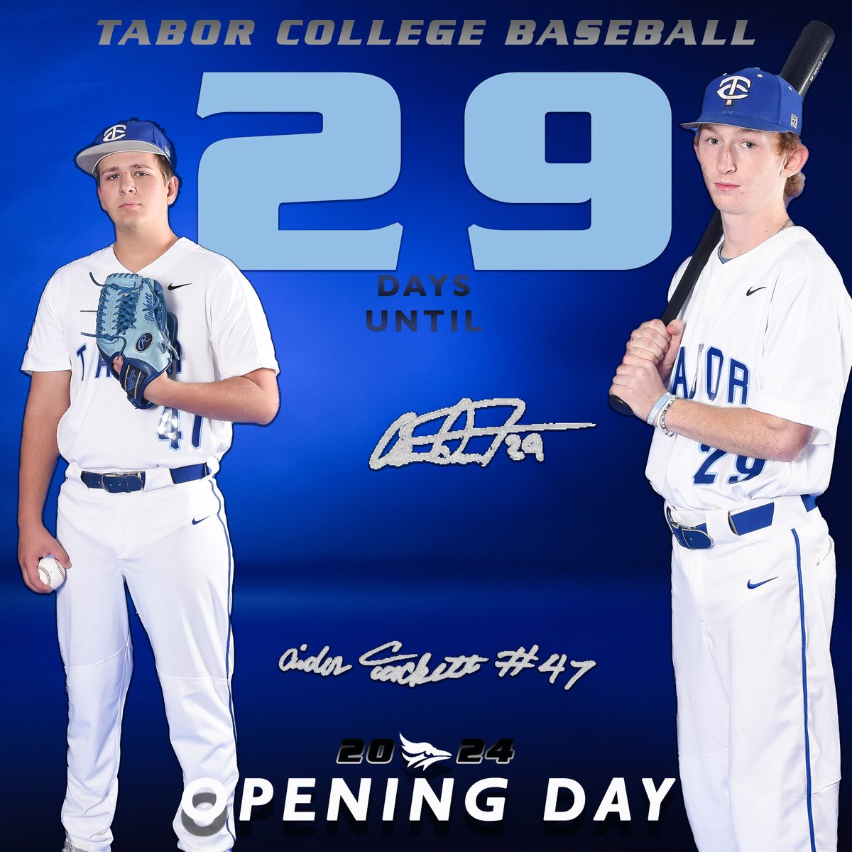 TaborBaseball's tweet photo. #TaborCollegeBluejays #29days https://t.co/4d7mvTBDlP