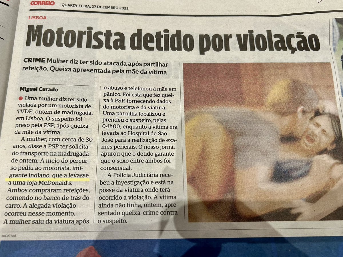 ritamariamatias's tweet photo. Continuem a criticar mulheres que se recusam a ser conduzidas por imigrantes indostânicos 👇 https://t.co/G5ce7nIs3P