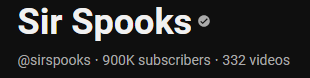 Today I hit 900K subs, which is pretty surreal to me. Thank you to everyone who's stuck with me throughout all these years. It means more than you know.