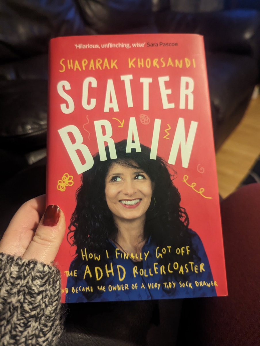 emmalb1988's tweet photo. @ShappiKhorsandi as a fellow Woman with newly discovered ADHD, I really struggle to keep enough attention to finish a lot of books... Not this one though, laughed the whole way through while also shedding a few tears over feeling so seen 🥹 brilliant read ❣️ https://t.co/Aapr1NLlxs