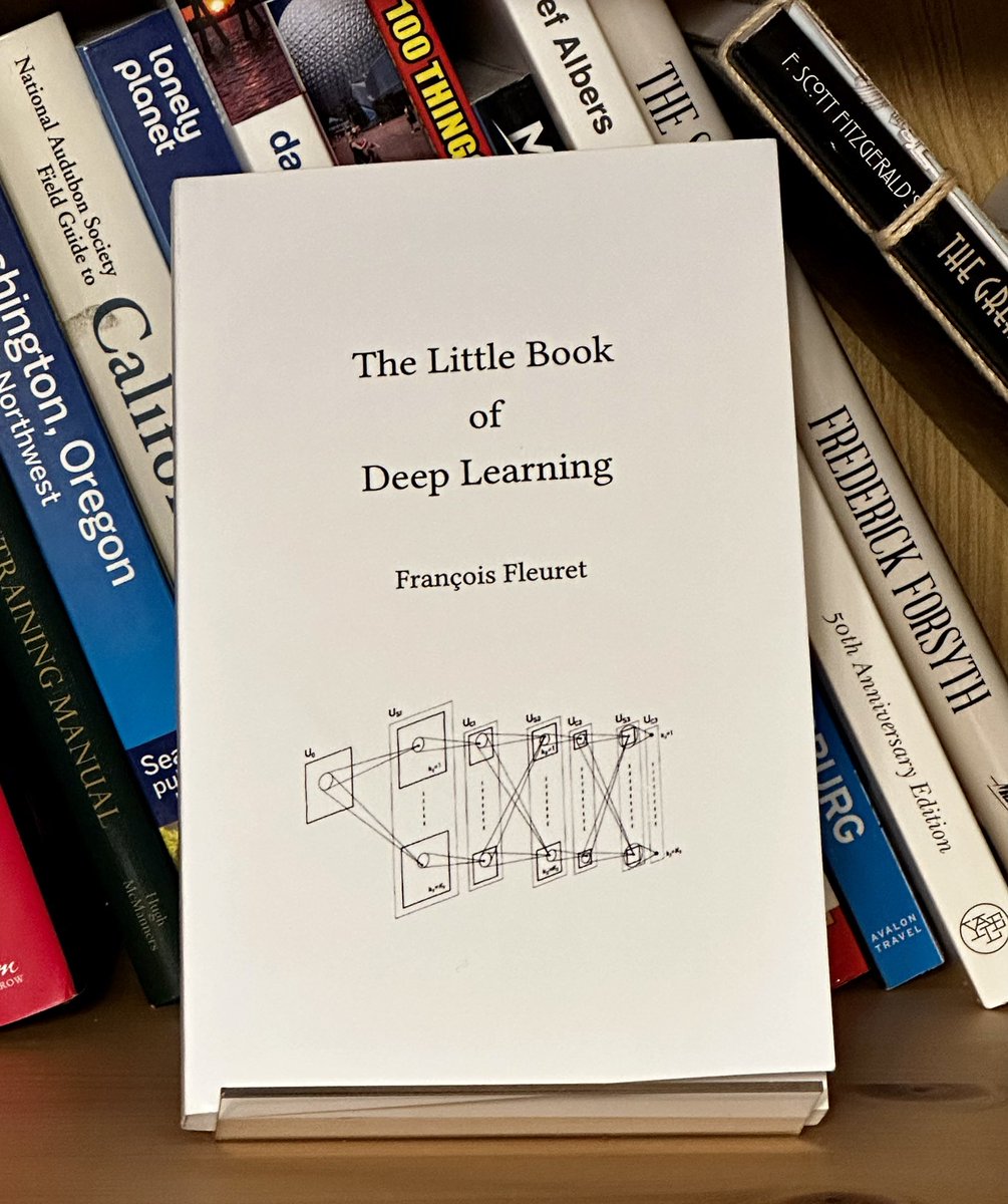 tunguz's tweet photo. Just finished reading this handy little book by @francoisfleuret. A good intro/refresher on the theory behind Deep Learning. https://t.co/gSexQrZ5yn