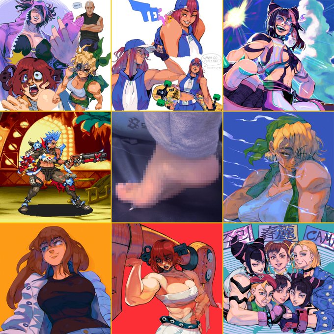 #artistvsart2023  Got to finally draw my OC, learned more daring compositions and coloring styles, this was a wonderful year!  selfie again too 🤠