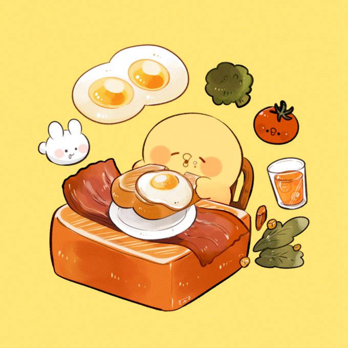 「ひよこ 目玉焼き」のTwitter画像/イラスト(新着)