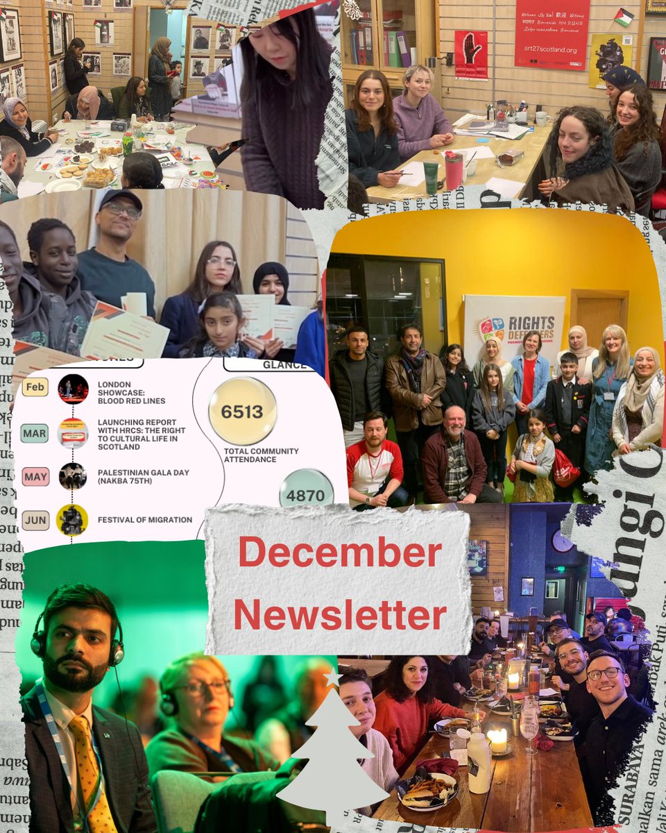 🎉 Our December Newsletter has arrived! 📩 Check your inboxes for the latest updates. Haven't subscribed yet? No worries! Click the link below to dive into this edition and make sure you never miss out by subscribing today! ✨
mailchi.mp/8e2897737e7f/a…

#newsletter #art27scotland