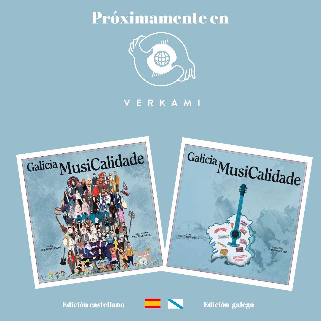 NoelTurbulencia's tweet photo. 🌊Habemus Portadas!! 📖

Entramos en la cuenta atrás para que el libro llegue a vuestras manos

Habrá dos ediciones una en galego y otra en castellano. 

Y podréis apoyar inicialmente este proyecto en un crowdfunding que saldrá adelante en las próximas semanas.

Gracias a todas💜 https://t.co/RG7VrgLBxx