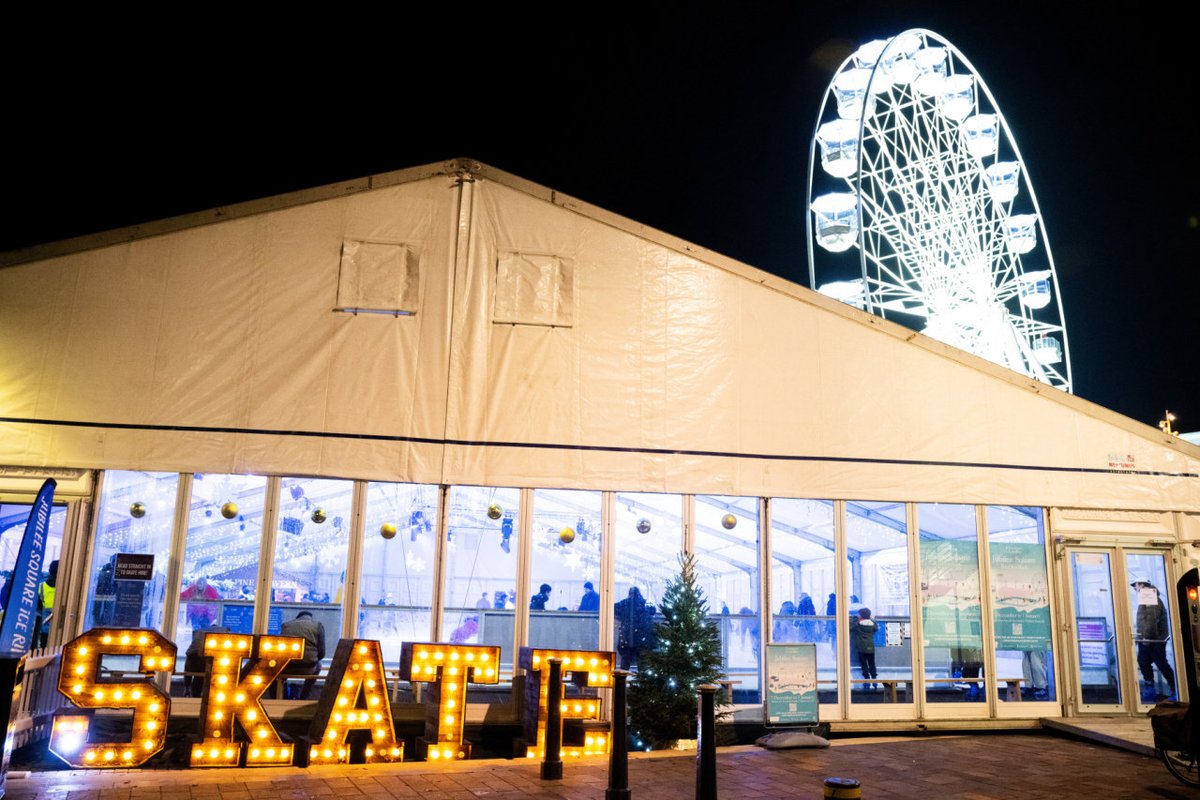 When you've done with your ice skating, then why not take a ride on the Wheel of Light and see Leicester from the air! to perfect way to spend the festive season! ow.ly/cgcI50Ql4Ia #visitleicester #leicester #wheeloflight